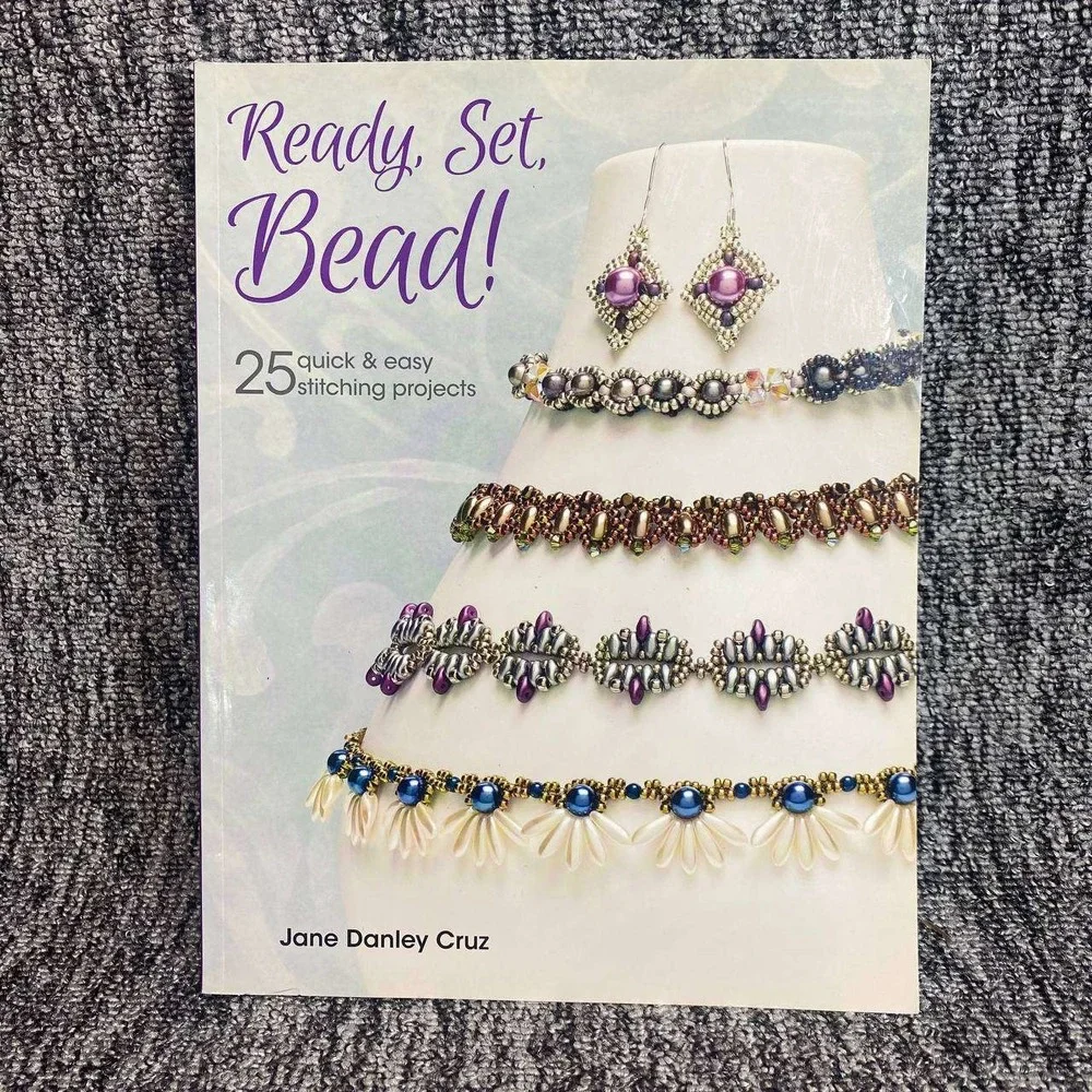 Ready Set‎ Bead Jane Danley Cruz Instructional Jewelry Making Book 25 Projects